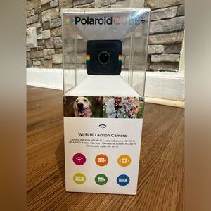 NEW Polaroid Cube+ 1440p Mini Lifestyle Action Camera with Wi-Fi - Black